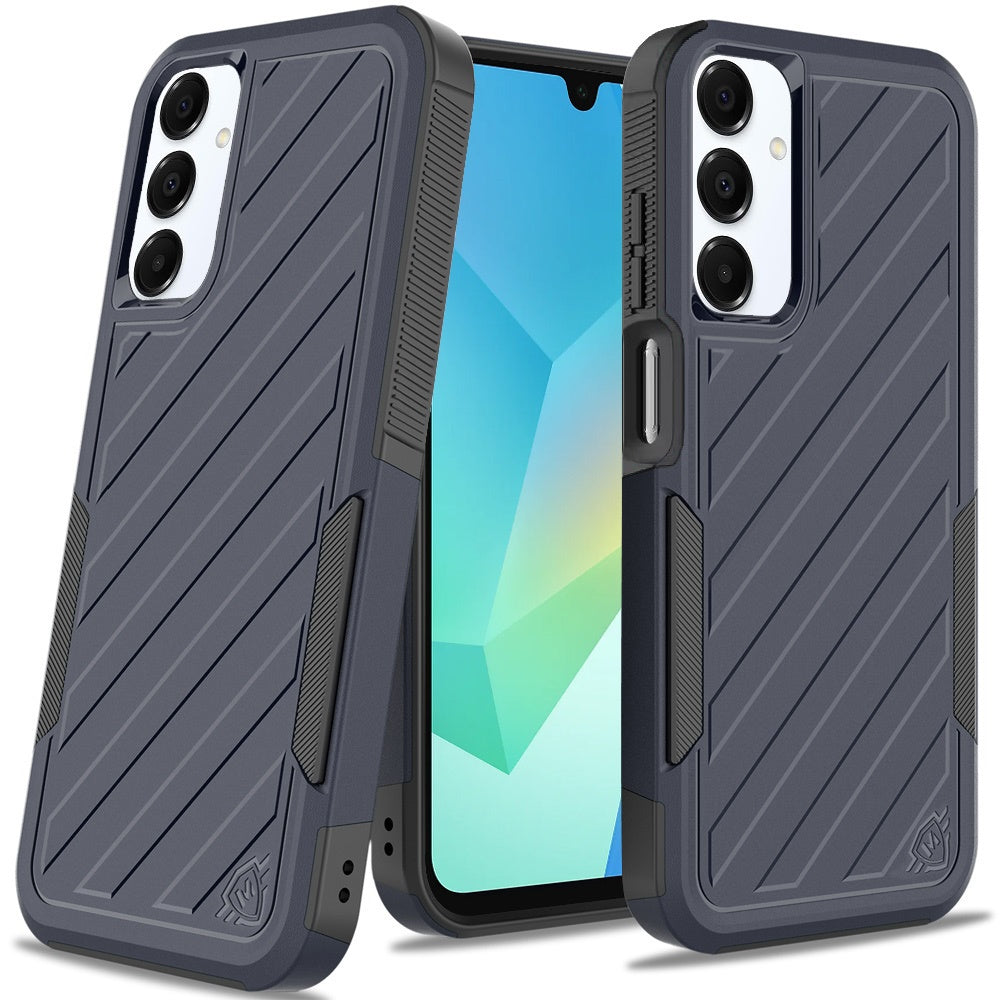 Hybrid lined shockproof dual layer Rugged 2in1 Hard PC & Silicone TPU Non Slip Textured Tough Armor