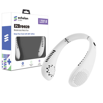 echelon EzBreeze Blade Less Neck Fan - White, Universal Accessories