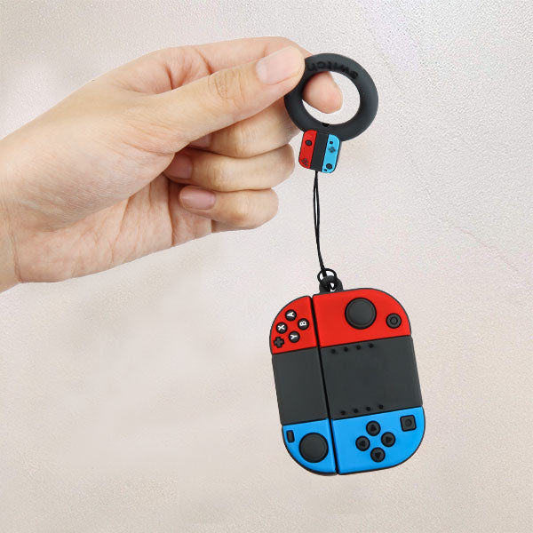 For Airpods Pro 3 Hybrid Cute 3D Fun Design Silicone Skin Cartoon Animal with Keychain Buckle Holder Rubber TPU Soft Case Cover Game Console