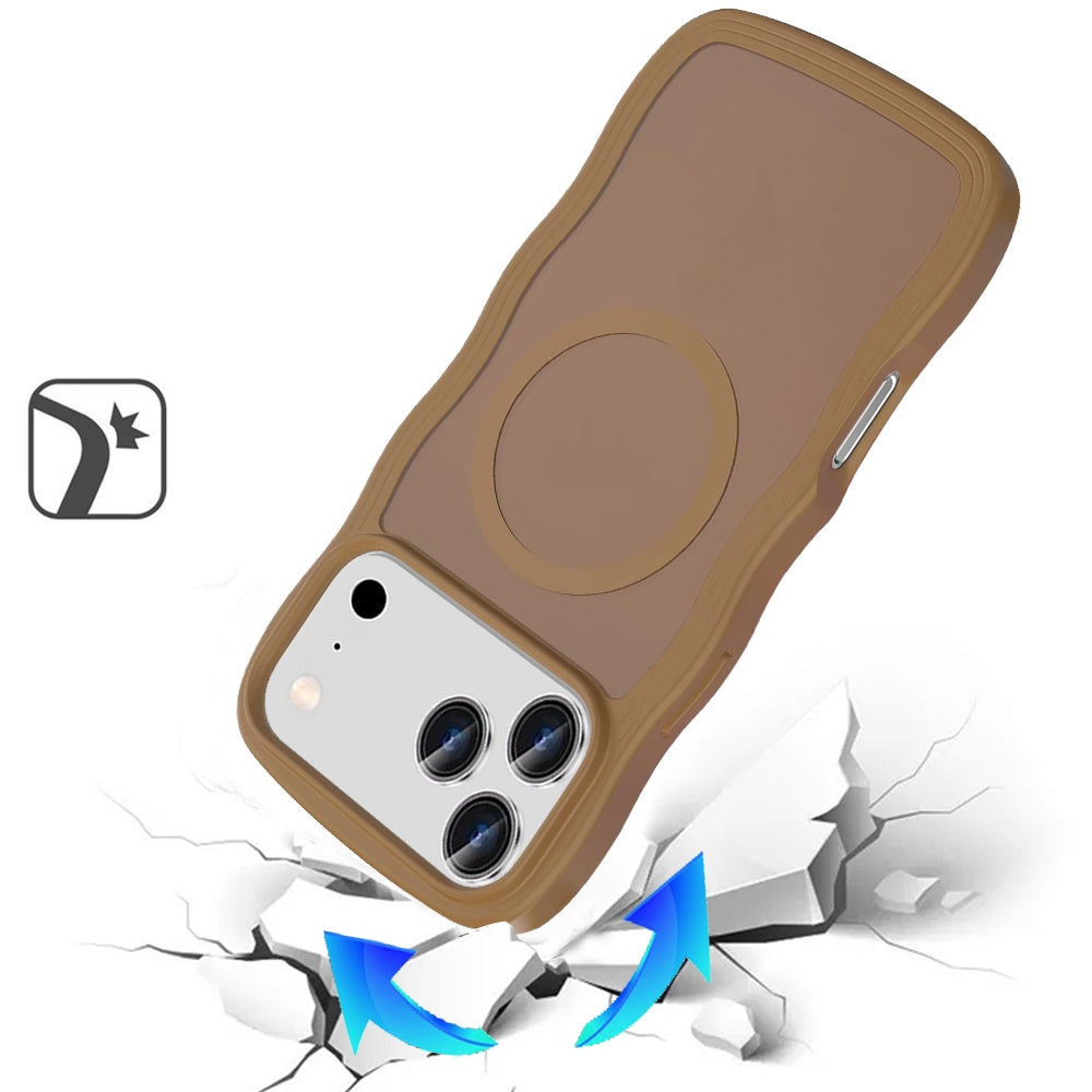 For Apple iPhone 17 Pro Max (6.9") Grip Hand Magnetic Hybrid Case Shockproof Protection Matte Skin Rubber TPU + PC Case Cover
