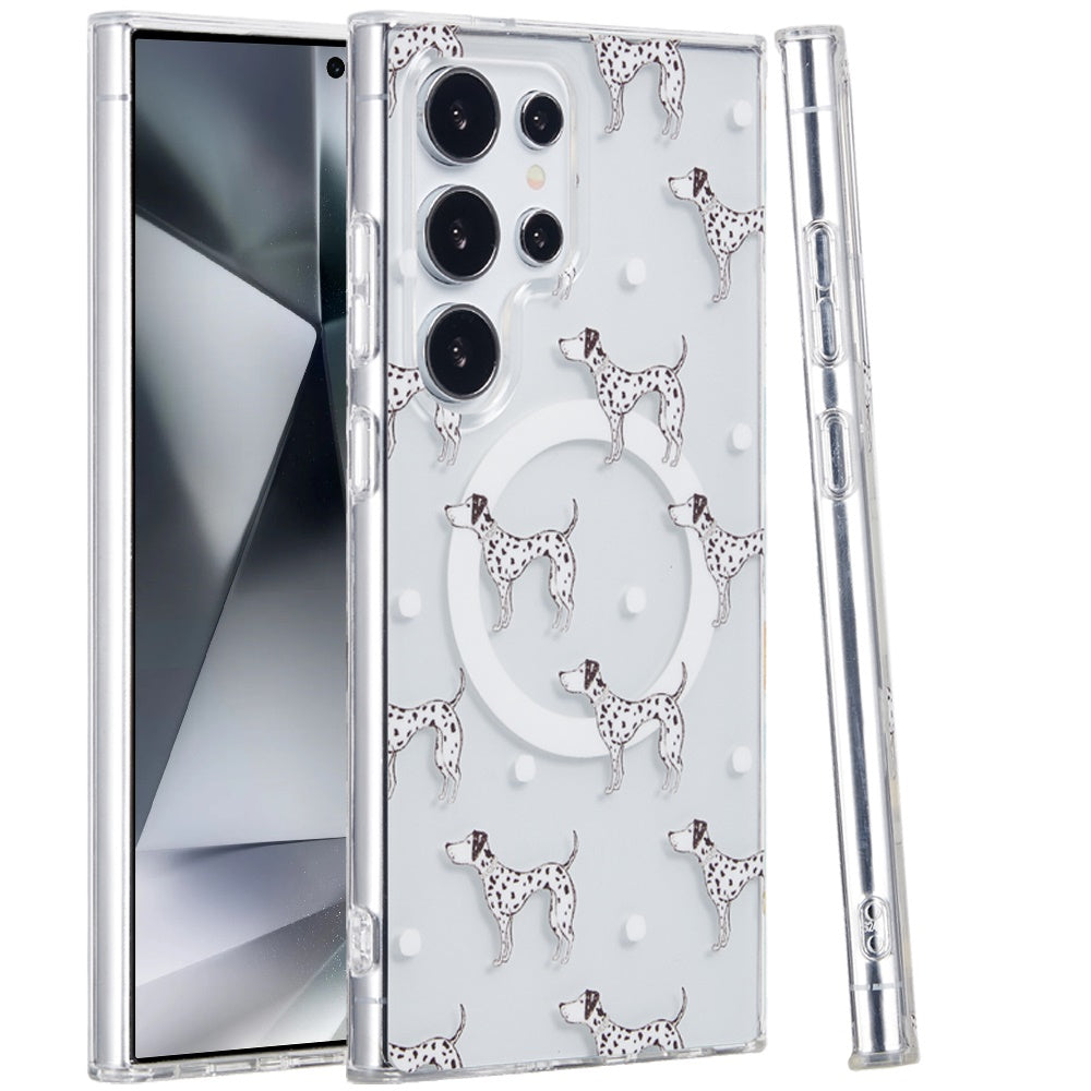 For Samsung Galaxy S25 Ultra Durable Fashion IMD Printed Design TPU Slim Shockproof Protective Case with Stylish Pattern Case Cover