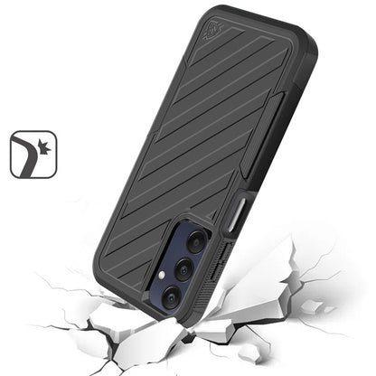 For Motorola Razr 2025 Premium Lined Dual Layer Hybrid Shockproof Rugged Textured Hard PC & Silicone, Anti-Slip Grip Case Cover