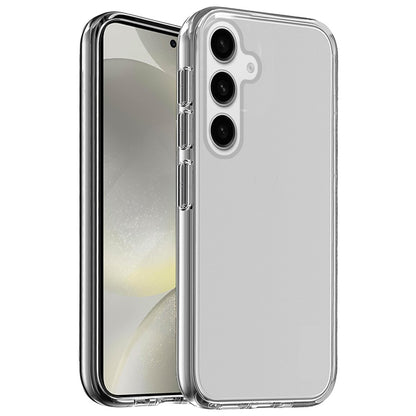 For Samsung Galaxy S25+ /S25 Plus /S24+ Plus Transparent Shock Absorption PC + TPU Rubber Gel Thick 3mm Hybrid Silicone Slim Fit Back Case Cover
