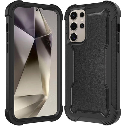 For Samsung Galaxy S25+ /S25 Plus /S24+ Plus Tough Hybrid Case - Shockproof 3-in-1 Armor Full-Body Protection PC + TPU Rubber Bumper Frame Case Cover