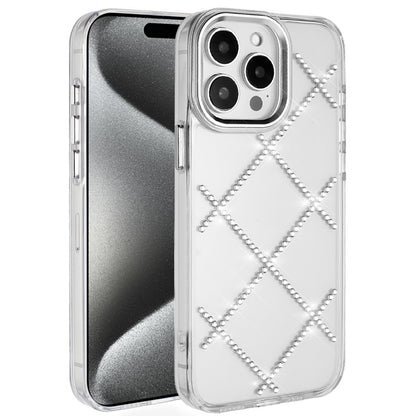 For Apple iPhone 12 Pro Max Gem Glitter Diamond Bling Clear Hybrid TPU Cover, Colorful Shockproof Protective Back, Slim Fit for Women Girls Case Cover