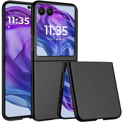 For Motorola Razr+ PLUS (2025 /2024) Snap-On Flip Premium Matte Finish Slim Lightweight Protective PC + Rubber TPU Hard Shell Case Cover