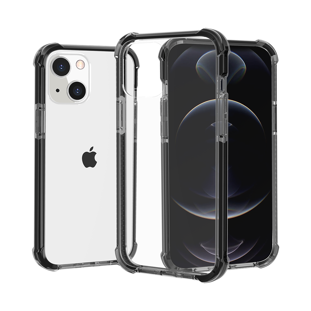 For Apple iPhone 17E /16E Hybrid Transparent Acrylic Rubber Gummy Hard PC Silicone TPU Color Bumper Frame Shockproof Case Cover