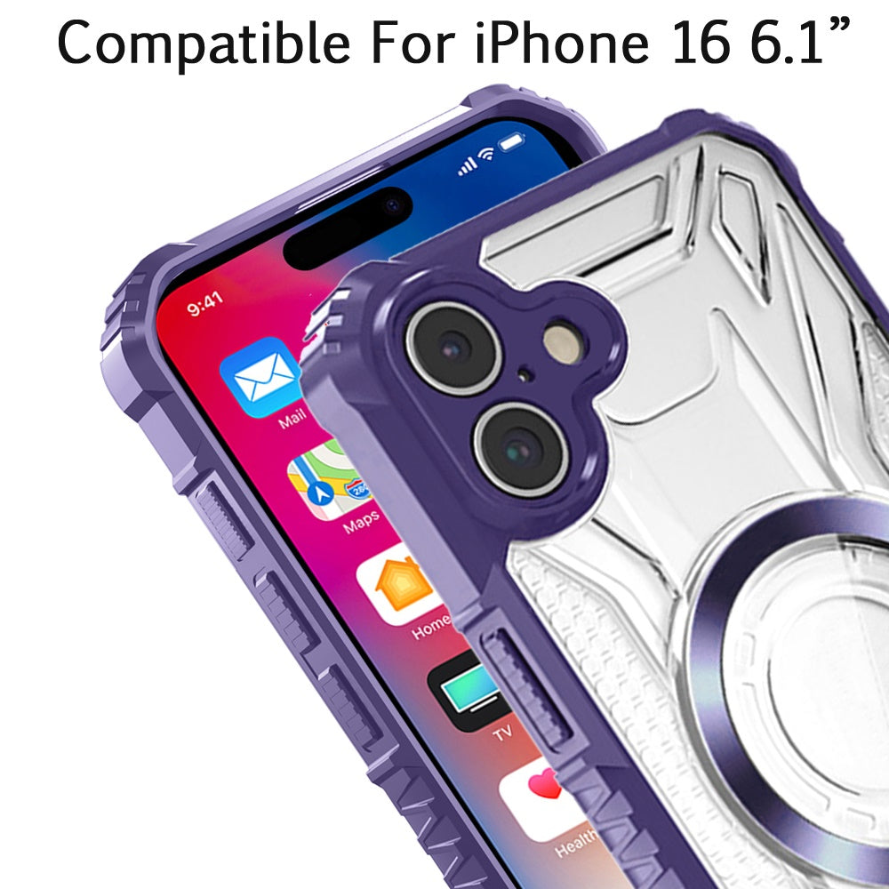 For Samsung Galaxy S26 Ultra MagSafe Compatible Pattern Clear Transparent Rugged Hybrid Magnetic TPU Shockproof Armor Case Cover