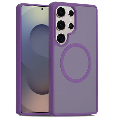 For Samsung Galaxy S25 Ultra MagSafe Compatible Case Hybrid Soft TPU Bumper Hard Translucent Matte Back Slim Shockproof Case Cover