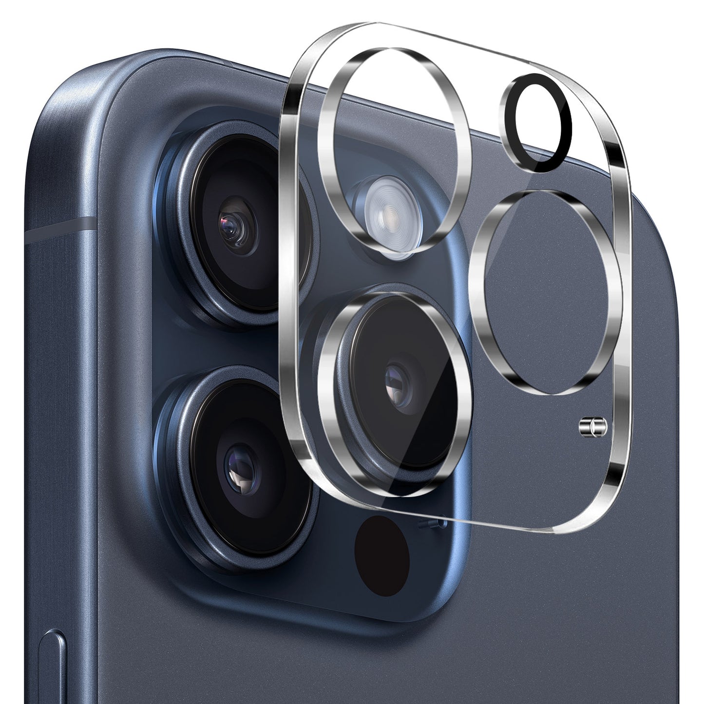 For Apple iPhone 15 Pro Max Lens Protector HD Clear Back Lens Camera Protector Tempered Glass, Case Friendly, Ultra-Thin, Easy Installation Protector Clear