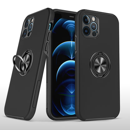 For Samsung Galaxy S26 Hybrid 360 Degree Rotatable Metal Invisible Ring Stand Holder Slim Fit Magnetic Car Mount Shockproof Case Cover