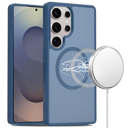 For Samsung Galaxy S24 Fan Edition /Galaxy S24 FE MagSafe Compatible Case Hybrid Soft TPU Bumper Hard Translucent Matte Back Slim Shockproof Case Cover