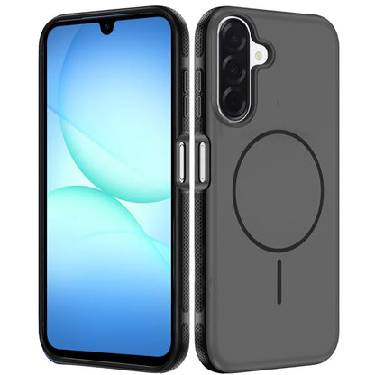 For Samsung Galaxy A17 5G Super Magnetic Premium Edged Core Matte Thick Hybrid Drop Protection Shockproof Design Case Cover Cosmic Orange