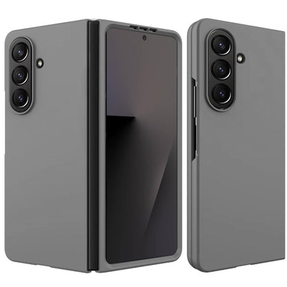 For Samsung Galaxy Z Fold 7 Snap-On Flip Premium Matte Finish Slim Lightweight Protective PC + Rubber TPU Hard Shell Case Cover