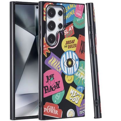 For Samsung Galaxy S24 Ultra Durable Fashion IMD Printed Design TPU Slim Shockproof Protective Case with Stylish Pattern Case Cover