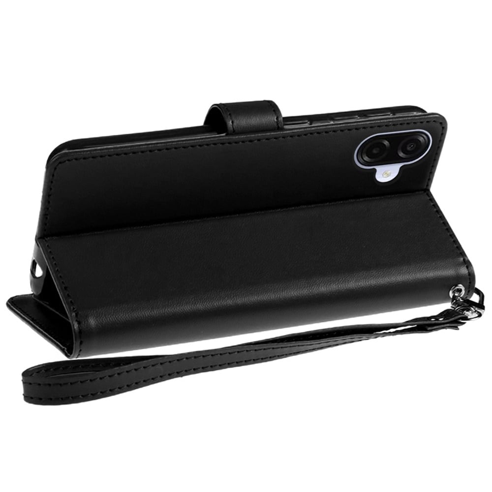 For Samsung Galaxy A07 Wallet Cases PU Leather with Credit Card /ID /Cash Holder Slot Dual Flip Book Pouch, Stand and Strap Case Cover