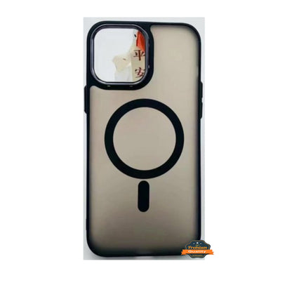 For Apple iPhone 15 (6.1") Compatible with MagSafe [Strong Magnetic] Slim Translucent Matte Back TPU Shockproof  Phone Case Cover