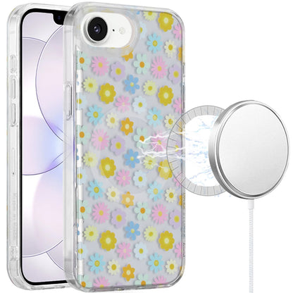 Phone Case for Apple iPhone 17E /16E Stylish Design Shockproof Magnetic TPU IMD Print Rugged Grip Drop Protection Slim Fit Fashion Cover