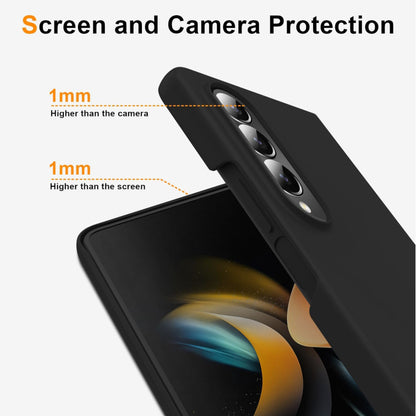 For Samsung Galaxy Z Fold 7 Hybrid Slim Premium Matte Finish TPU Rubber Anti-Slip Grip Full Protection Shockproof Case Cover