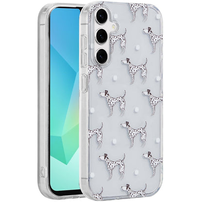 For Samsung Galaxy A16 Fashion Layer Design Slim IMD TPU Protective, Shockproof Hybrid Stylish Durable Hard PC Case Cover