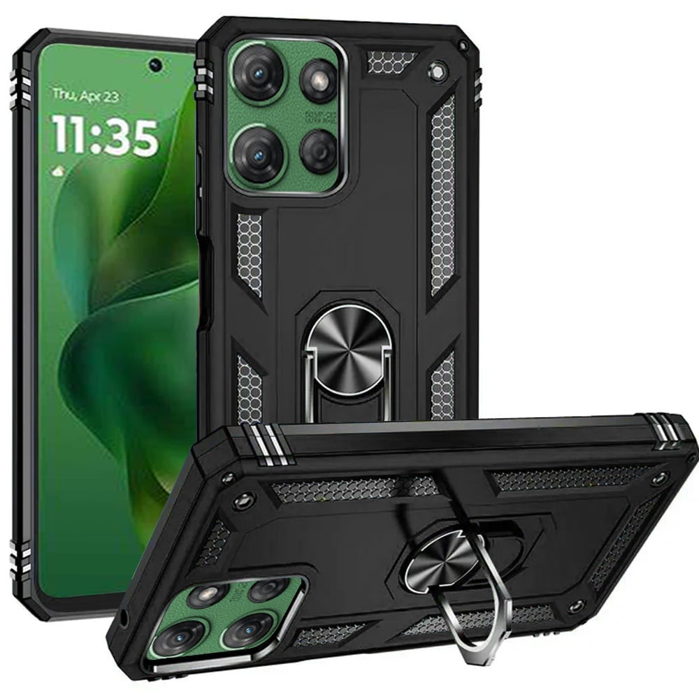 For Motorola Moto G Power 5G 2026 /2025 Hybrid Shockproof Durable 360 Degree Rotatable Ring Stand Holder Kickstand Fit Magnetic Car Mount Case Cover