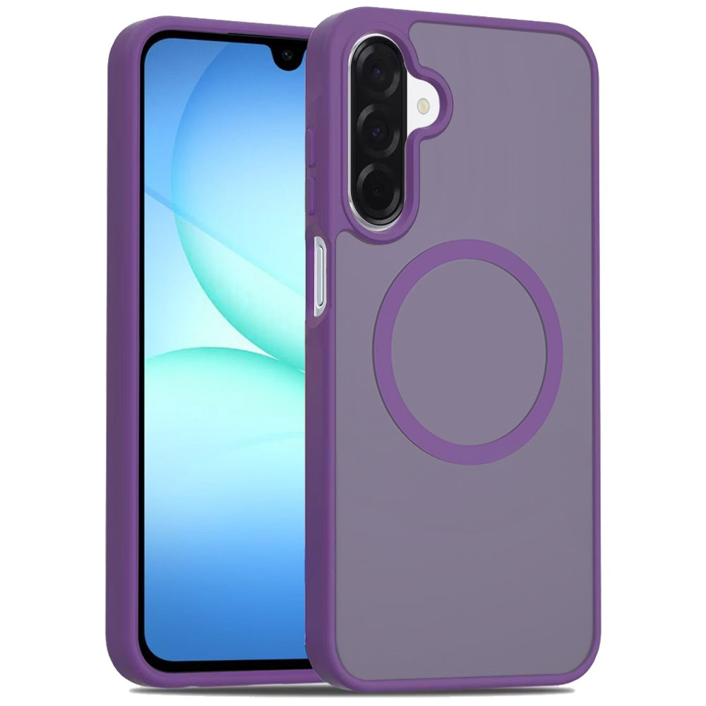 For Samsung Galaxy A17 5G MagSafe Compatible Case Hybrid Soft TPU Bumper Hard Translucent Matte Back Slim Shockproof Case Cover