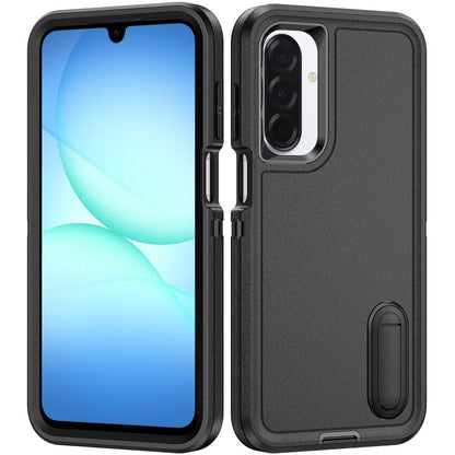 For Samsung Galaxy S25 Fan Edition /Galaxy S25 FE Hybrid 3 Layers Hard 3in1 Shockproof with Kickstand Heavy Duty Hard TPU Rubber Anti-Drop Case Cover