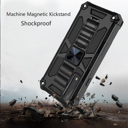 For Samsung Galaxy S26+ / S26 Plus Hybrid Shockproof [Military Grade] Rugged Protective with Magnetic Car Mount & Invisible Stand Case Cover