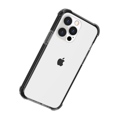 For Apple iPhone 17 Hybrid Transparent Acrylic Rubber Gummy Hard PC Silicone TPU Color Bumper Frame Shockproof Case Cover