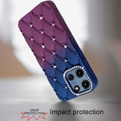 Phone Case for Motorola Moto G Play 5G 2026 Floral Glitter Shimmer Bling Hybrid Shockproof Anti Slip Thick TPU Protective Stylish Design Cover