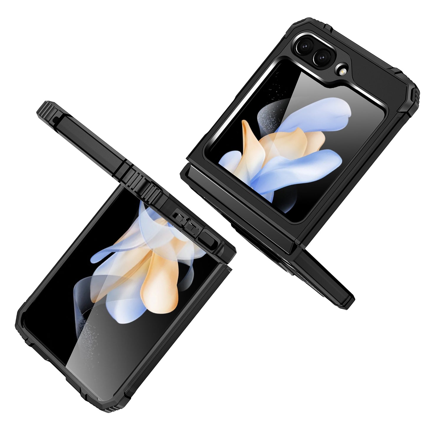 For Samsung Galaxy Z Fold 7 360° Rotating Ring Kickstand with Magnetic Holder Hybrid Shockproof Rubber TPU Hard PC Case Cover