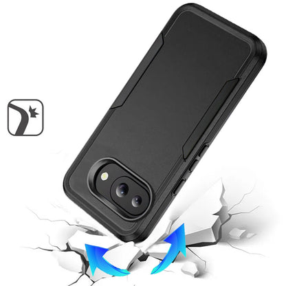 For Google Pixel 10a Heavy Duty Shockproof Dual Layer Drop Protection Tough Hybrid Rugged Rubber Armor Defend Case Cover