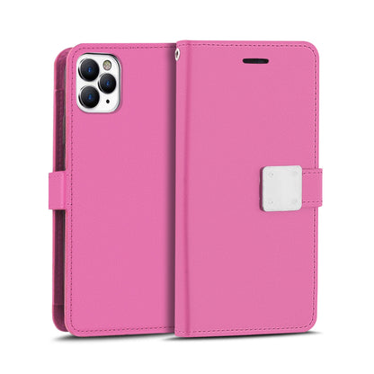 For Motorola Moto G Power 5G 2026 PU leather Wallet 6 Card Slots folio with Wrist Strap & Kickstand Pouch Flip Shockproof Case Cover Pink