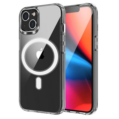 For Samsung Galaxy S25 Fan Edition /Galaxy S25 FE Magnetic Clear, MagSafe Wireless Charger Compatible, Slim PC + TPU Hybrid Transparent Design Case Cover Clear