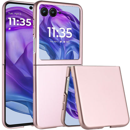 For Motorola Razr+ PLUS (2025 /2024) Snap-On Flip Premium Matte Finish Slim Lightweight Protective PC + Rubber TPU Hard Shell Case Cover