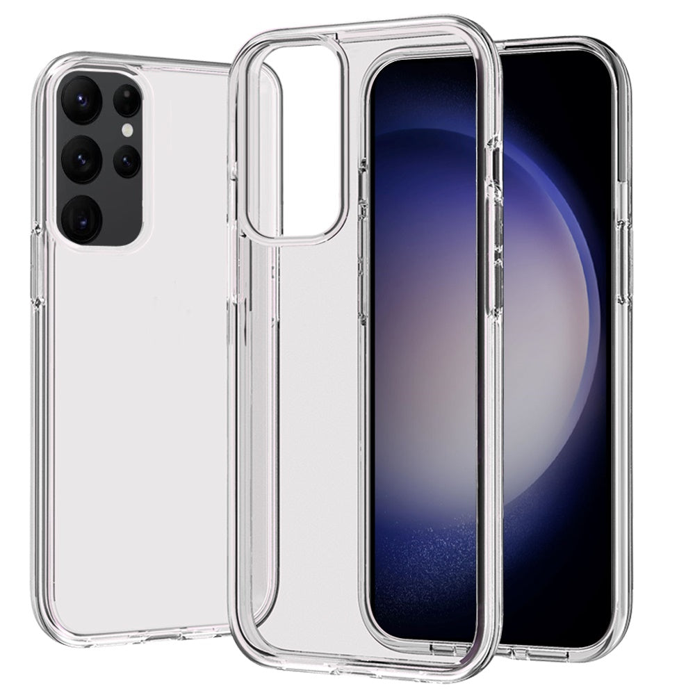 Transparent Shock Absorption PC + TPU Rubber Gel Thick 3mm Hybrid Silicone Slim Fit Back