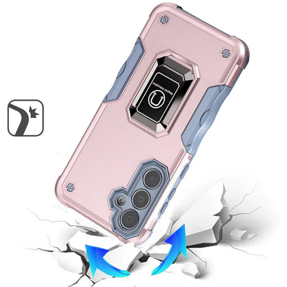 For Samsung Galaxy S26 Hybrid Stand Magnetic Ring Holder Kickstand Heavy Duty Rugged Drop Silicone & Hard PC Shockproof Case Cover