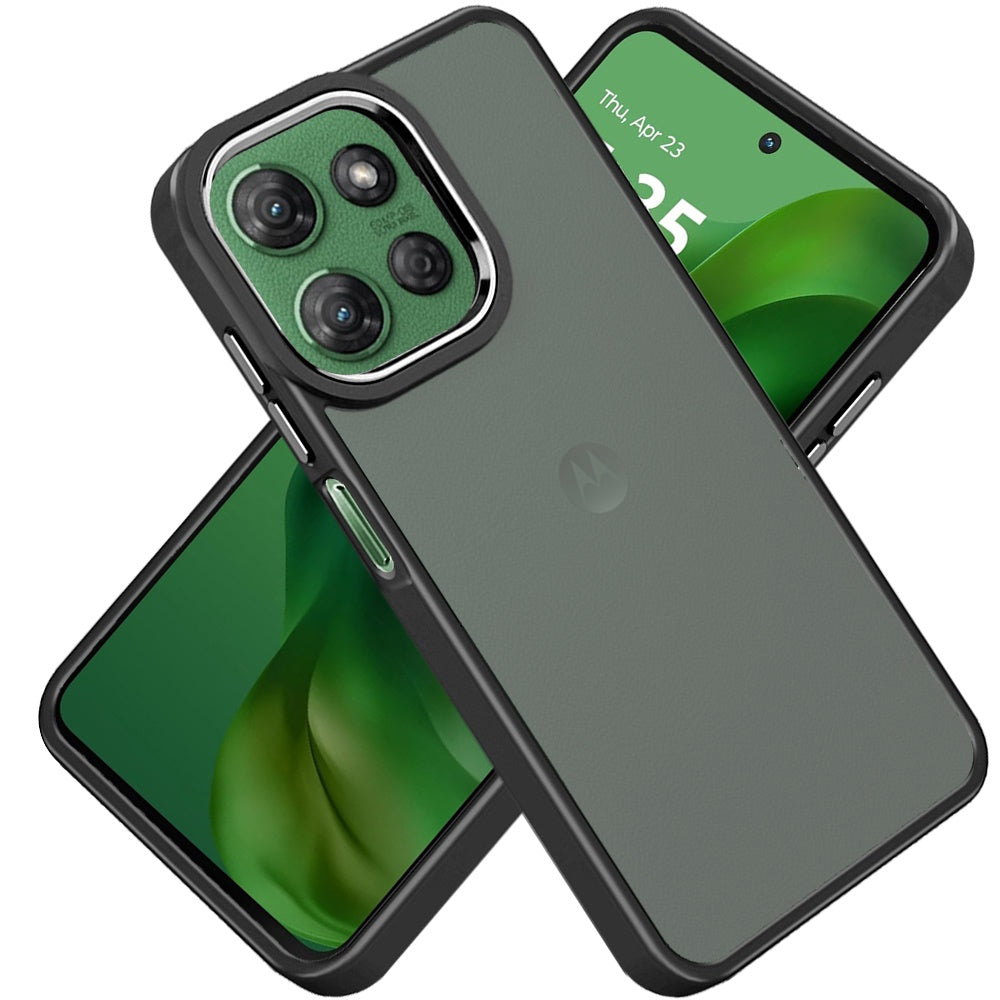 For Motorola Moto G Power 5G 2027 Slim Fit Thin Hybrid,Frosted Matte Polished Acrylic Hard PC with TPU Rubber Frame Case Cover