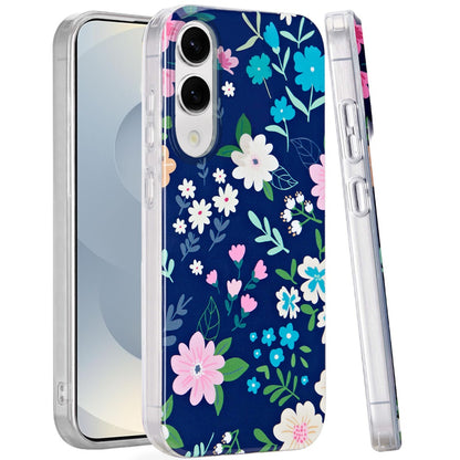 For Samsung Galaxy S25 Edge Fashion Layer Design Slim IMD TPU Protective, Shockproof Hybrid Stylish Durable Hard PC Case Cover