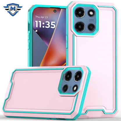 For Motorola Moto G 5G 2025 Premium Fused Hybrid Tough Strong Hard PC TPU Rubber Shockproof Drop Protection Impact Case Cover