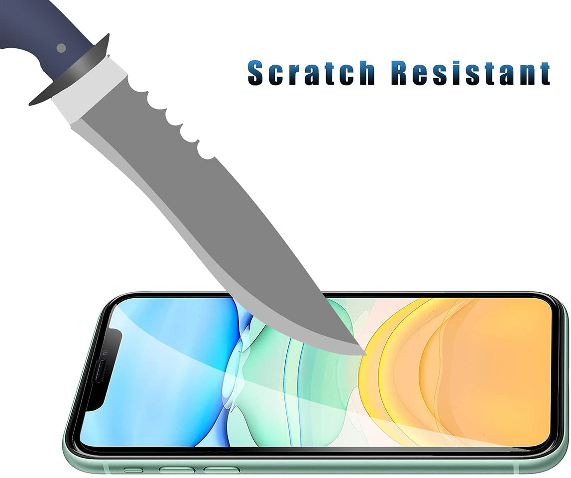 For Google Pixel 7 (6.3") Tempered Glass Screen Protector, Black Edge HD Clear, Scratch Resistant, Anti-Fingerprint, Easy Install, 9H Hardness Protector Clear Black