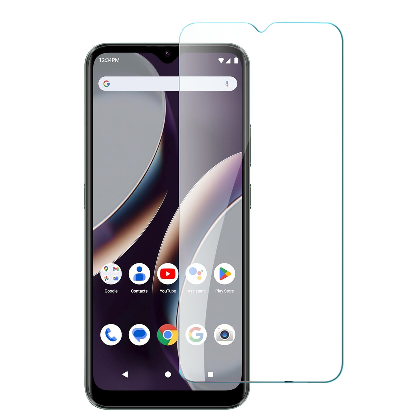 BLU View 5 Pro Tempered Glass Screen Protector Premium HD Clear, Case Friendly, 3D Touch, Anti-Bubble Film, 9H Hardness