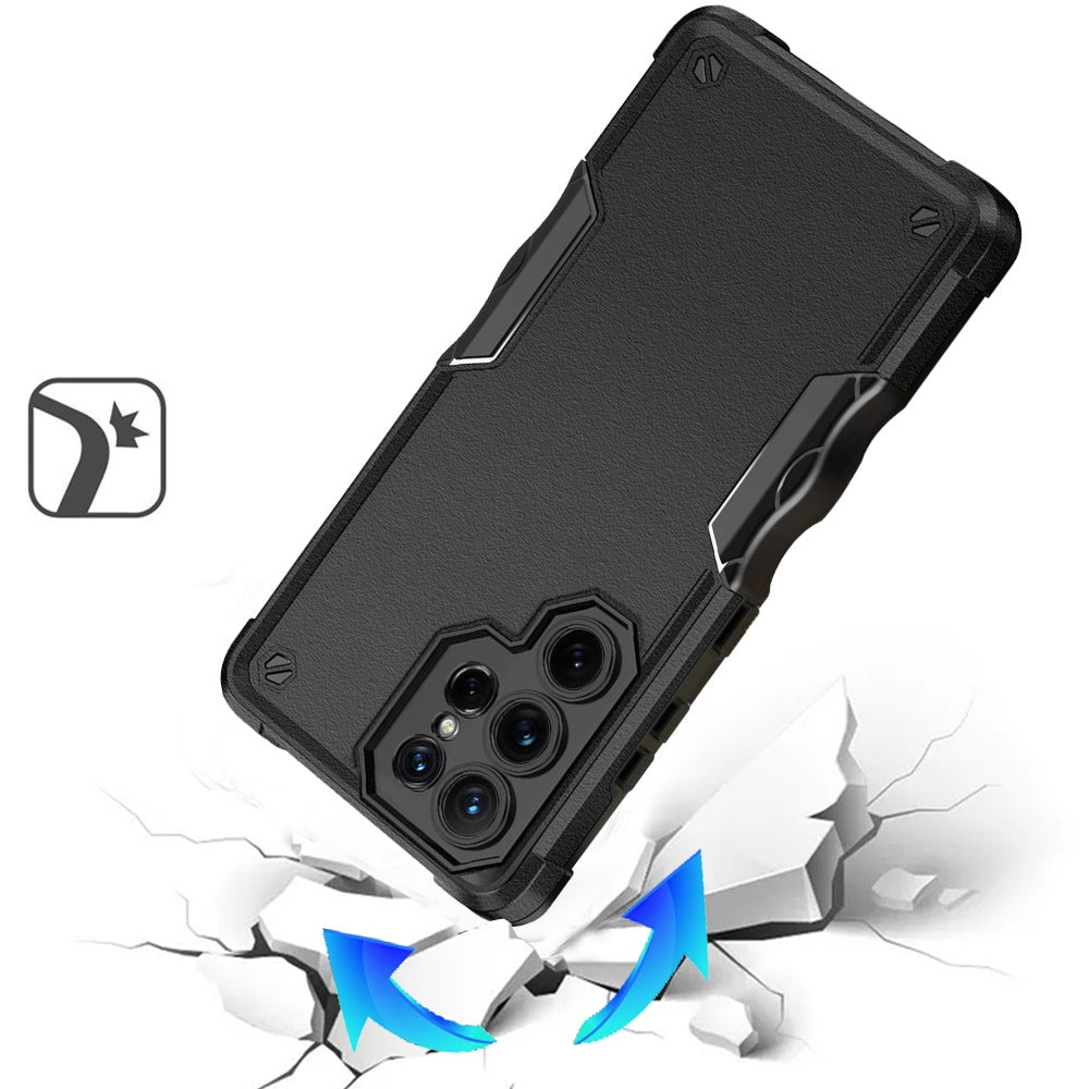 For Samsung Galaxy S26 Ultra Slim Tough Shockproof Hybrid Heavy Duty 2in1 Dual Layer TPU Bumper Rugged Rubber Defend Armor Case Cover