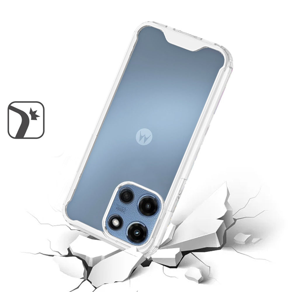 For Motorola Moto G 5G 2025 Clear Slim TPU Cover with Shockproof Protection, Scratch-Resistant Design, Flexible and Lightweight Case Cover Clear