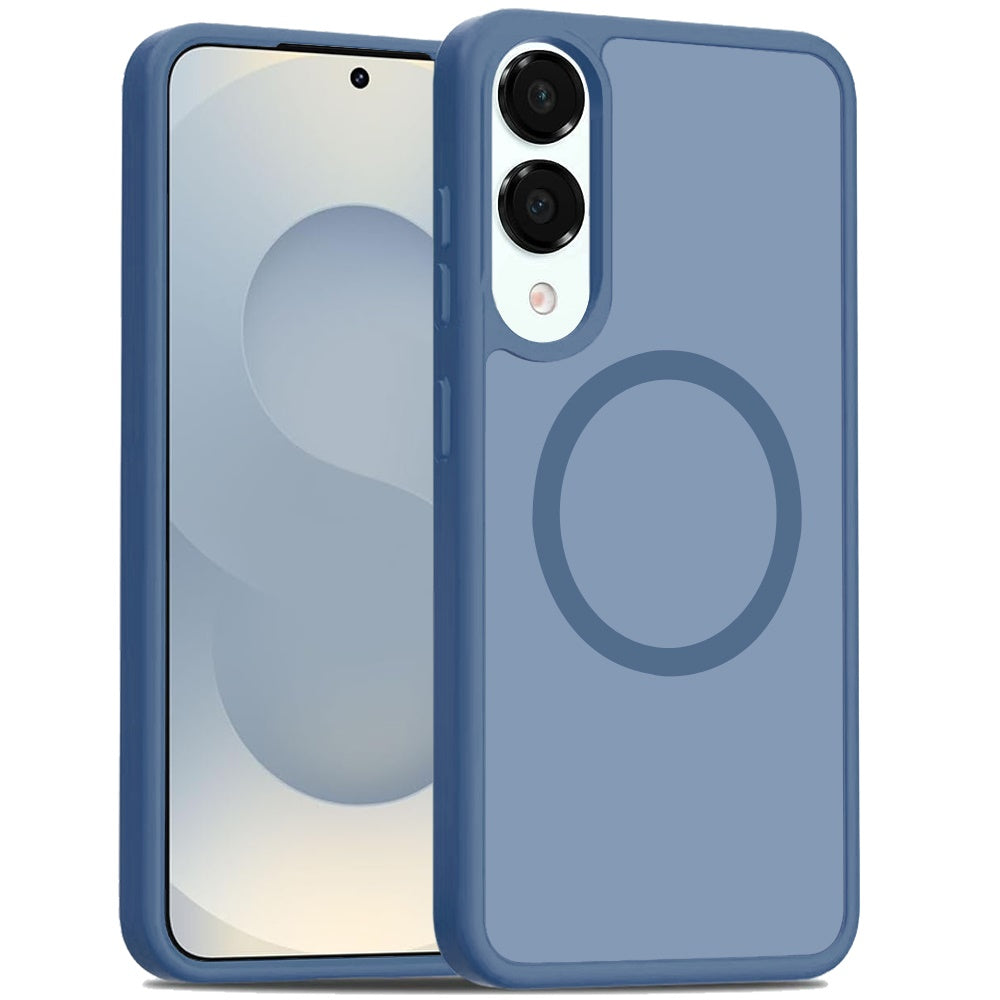 For Samsung Galaxy S25 EDGE MagSafe Compatible Case Hybrid Soft TPU Bumper Hard Translucent Matte Back Slim Shockproof Case Cover