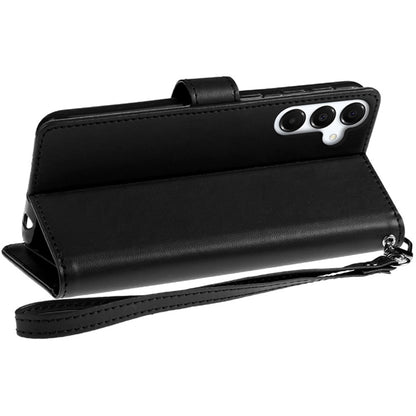 For Samsung Galaxy S25 Plus /S25+ /S24/Plus Wallet Cases PU Leather with Credit Card /ID /Cash Holder Slot Dual Flip Book Pouch, Stand and Strap Case Cover