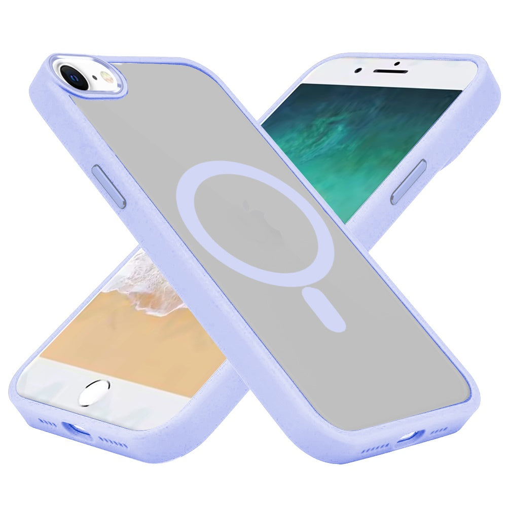 For Samsung Galaxy S25 EDGE MagSafe Compatible Transparent Greatest Clear Acrylic with Color Frame Thick Hybrid TPU Hard Case Cover