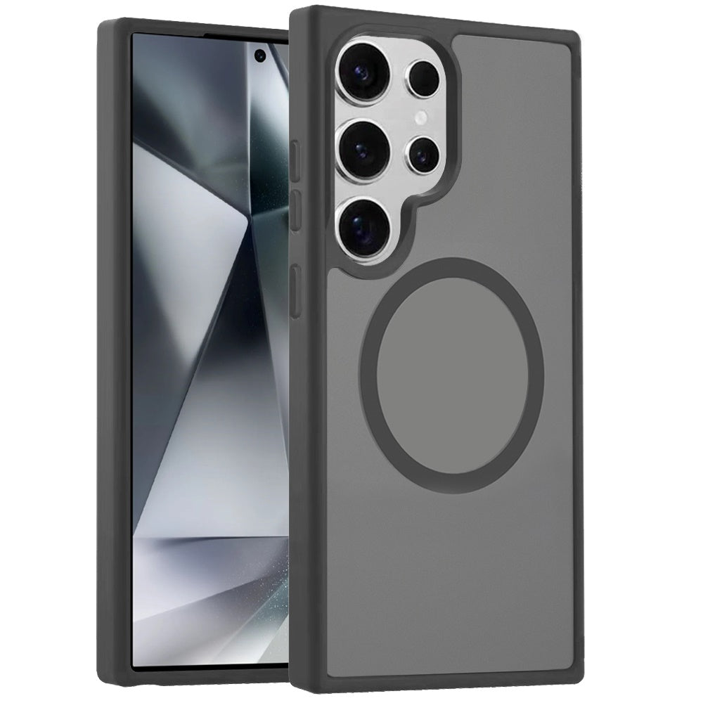 For Samsung Galaxy A57 MagSafe Compatible Case Hybrid Soft TPU Bumper Hard Translucent Matte Back Slim Shockproof Case Cover