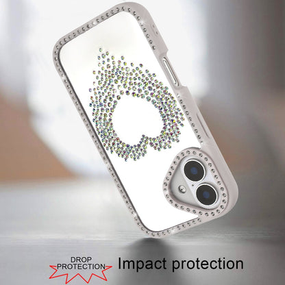 For Samsung Galaxy S26 Ultra Angel Hearts Glitter Shimmer Diamond Edge Hybrid Drop Protection Shockproof Design Compatible Case Cover