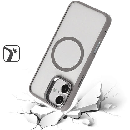 For Apple iPhone 16 Pro Max (6.9") Hybrid Magnetic Cool Case with Camera Stand Fits MagSafe Accessories Shockproof Case Cover